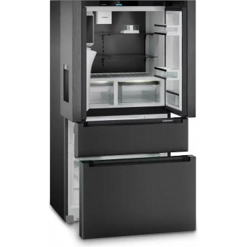 Liebherr Ψυγείο Ντουλάπα 538lt NoFrost Υ180.5xΠ90.6xΒ74.5εκ. Μαύρο MBbsdi 9528 Plus